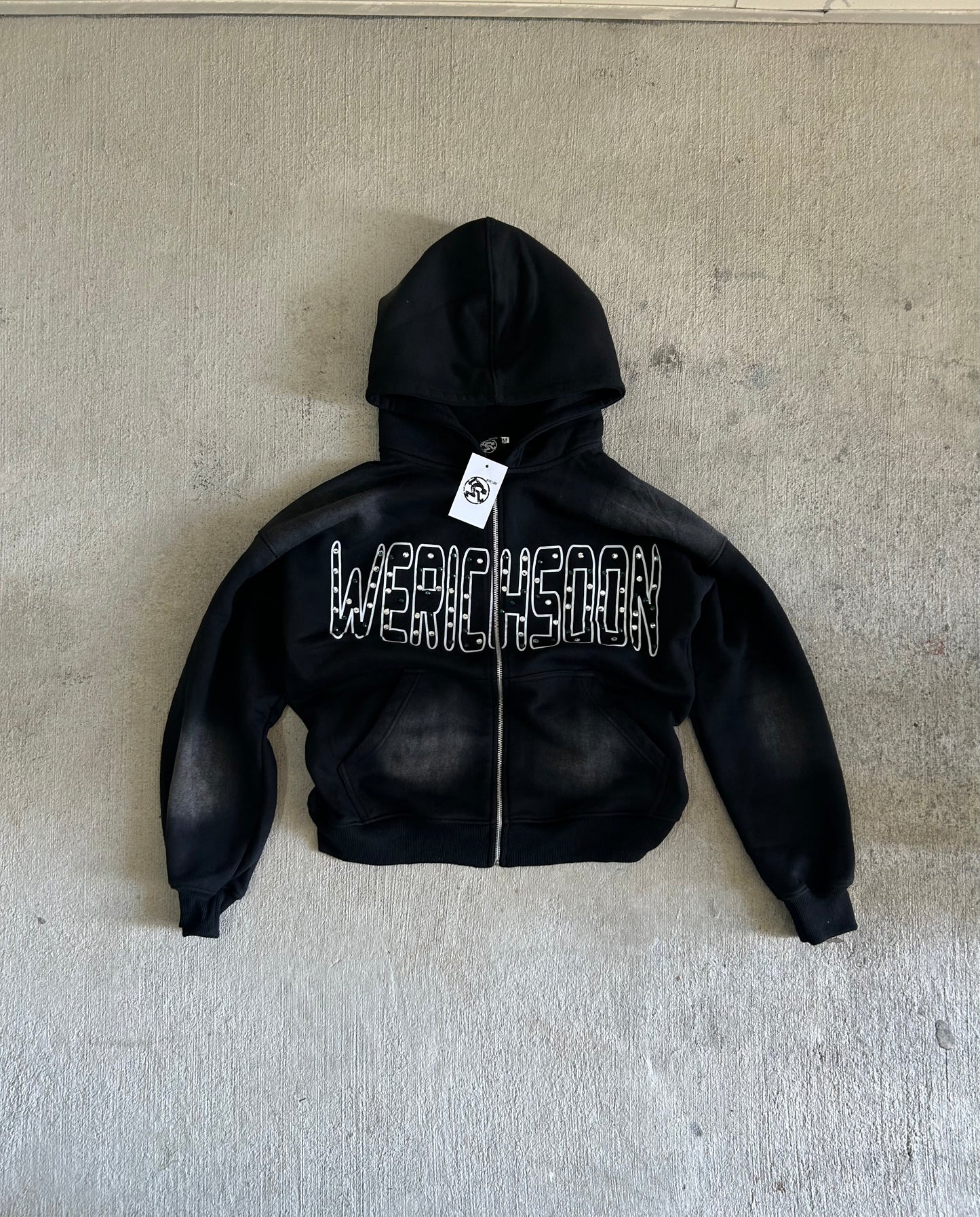 Diamond Lettered Zipup